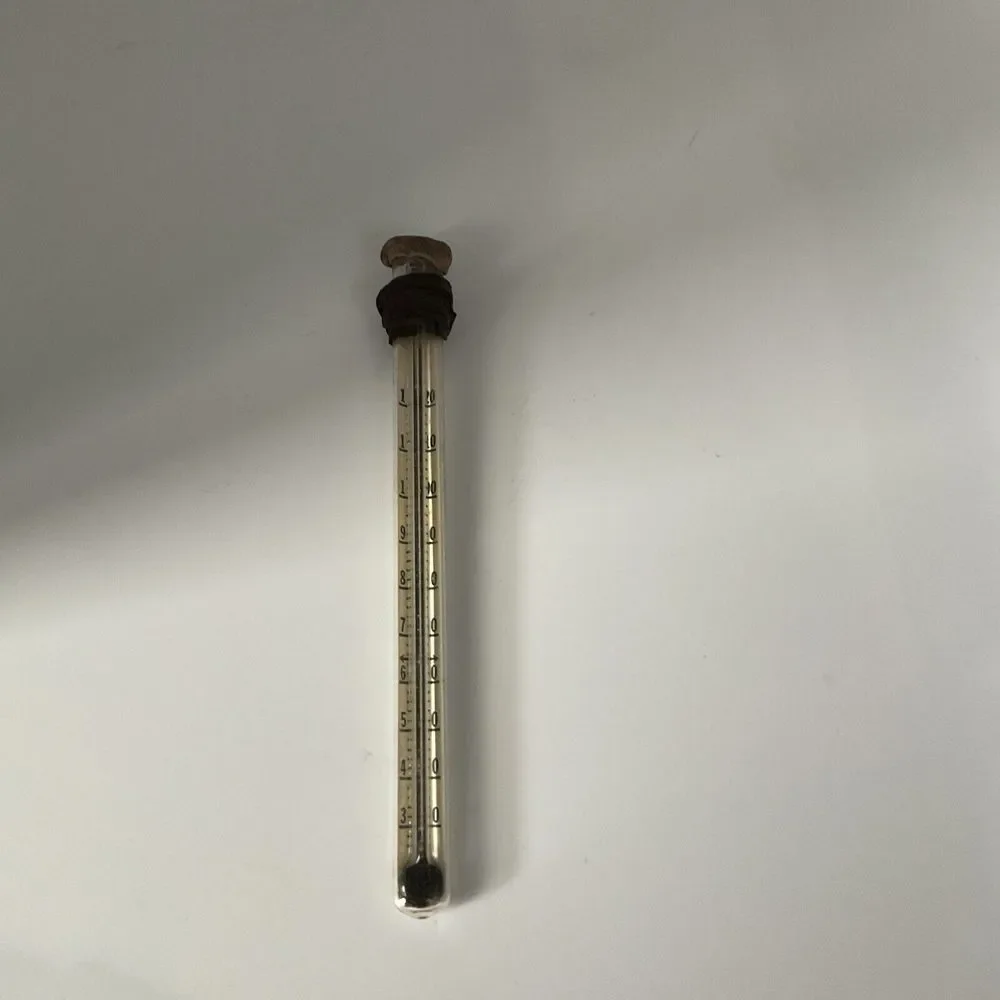 Vtg Hornstein‎ Photo Sales Glass Stirring Rod Thermometer Photography Darkroom